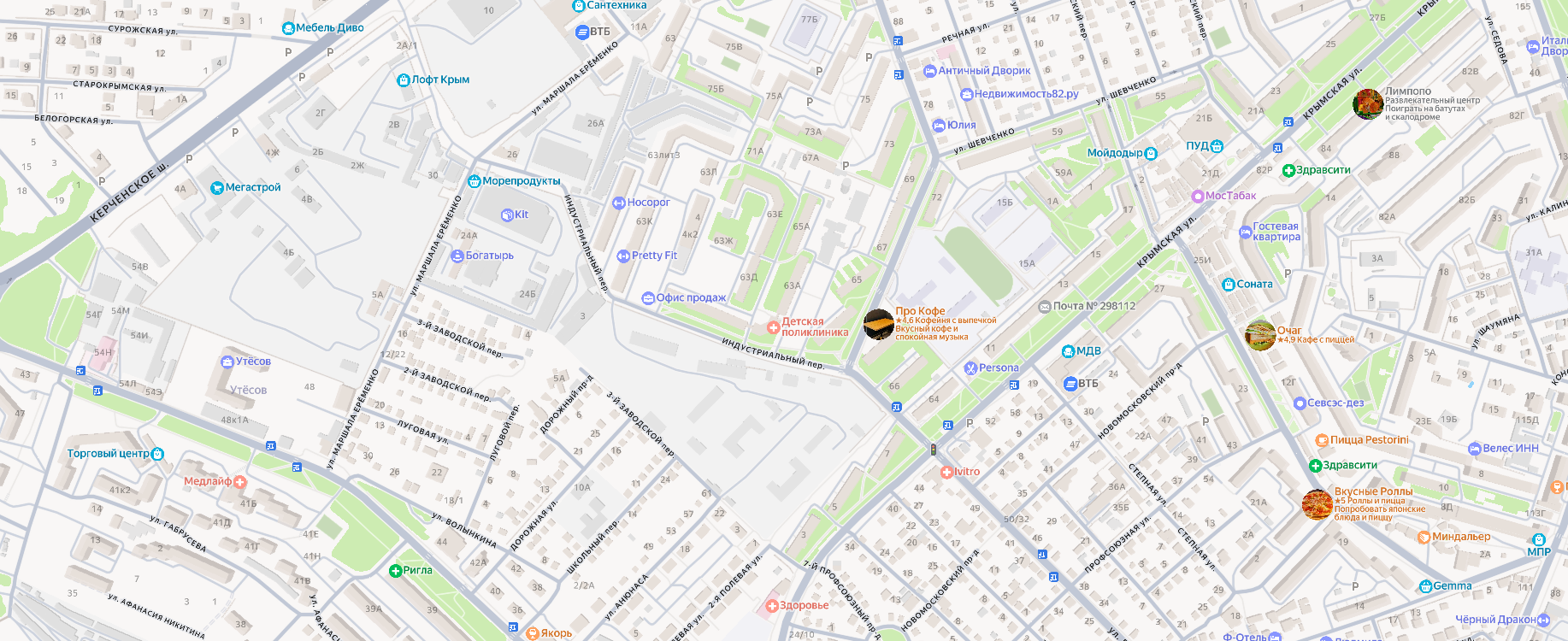 Карта города